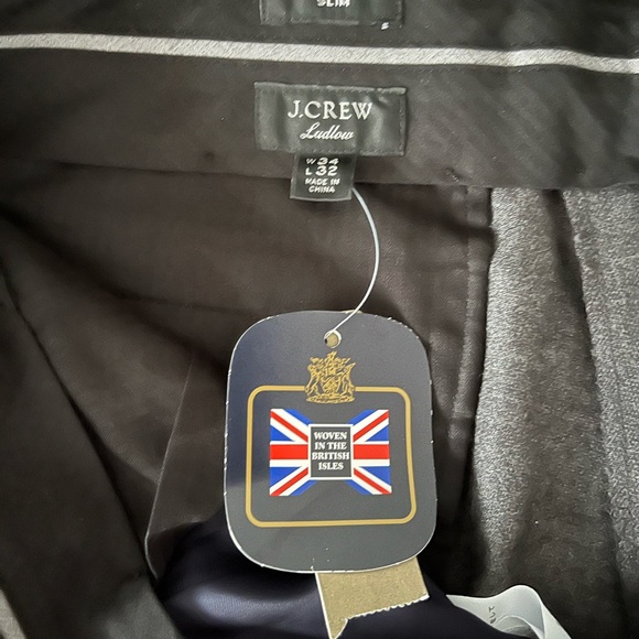 J.Crew Ludlow Slim Fit Unstructured Suit Pant in English-Wool Blend Twill - Picture 2 of 4